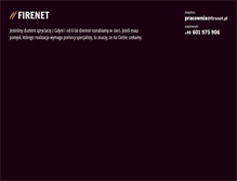 Tablet Screenshot of firenet.pl