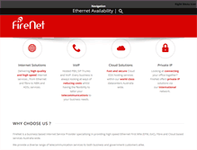 Tablet Screenshot of firenet.com.au